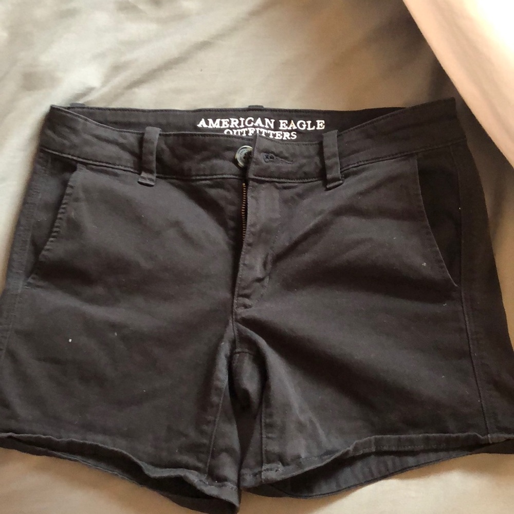 black American Eagle super stretch shorts